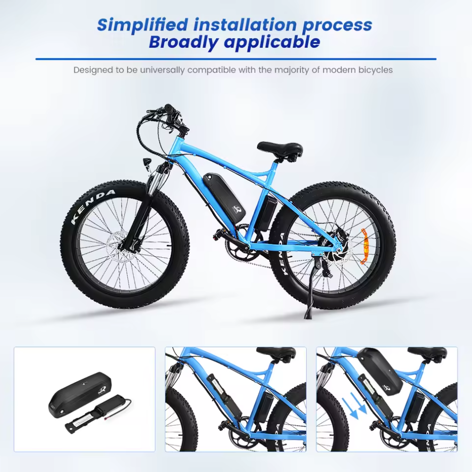 Customized 36V Hailong shell electric bicycle lithium battery