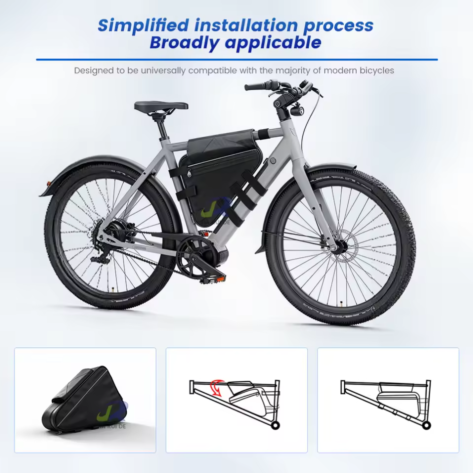 Custom 48V 30Ah / 40Ah / 50Ah Triangle-Pack Lithium Battery for Electric Mountain Bikes