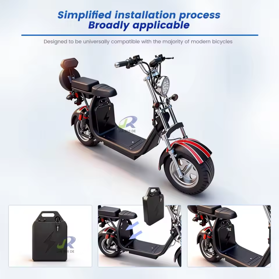 Custom Harley-Style Electric Motorcycle Lithium Battery — 60V 16Ah / 20.8Ah