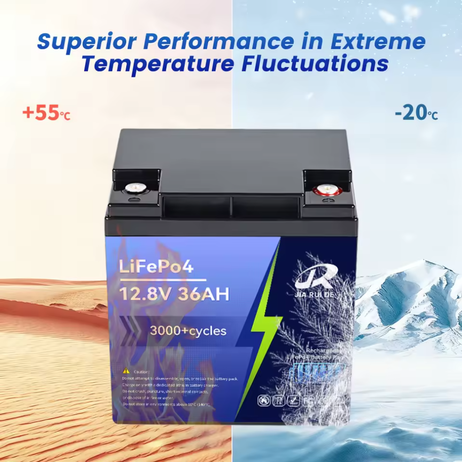 Custom 12.8V 36Ah LiFePO4 Lithium Battery (Lead-Acid Replacement)