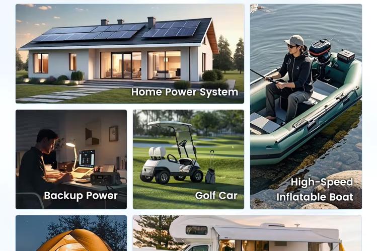 Golf cart lithium battery