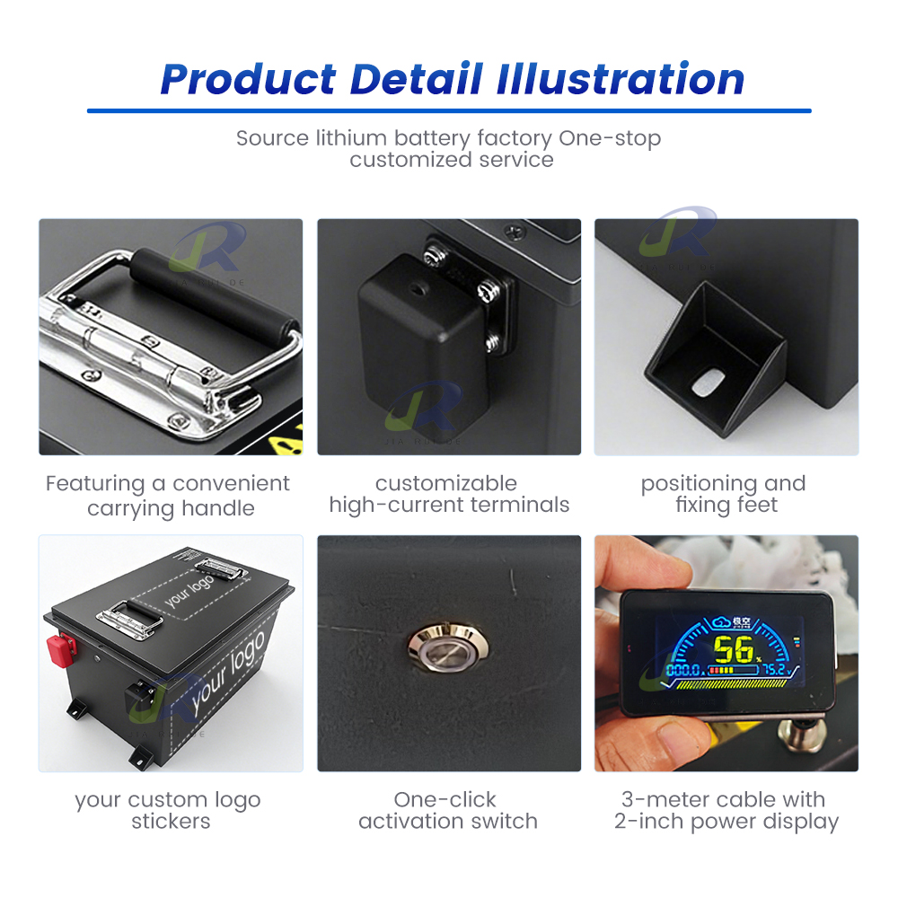 Custom 36V Golf Cart Lithium Battery — 75Ah, 105Ah, 120Ah, 150Ah, 200A